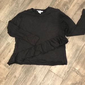 Workshop Republic Clothing ruffled sweatshirt